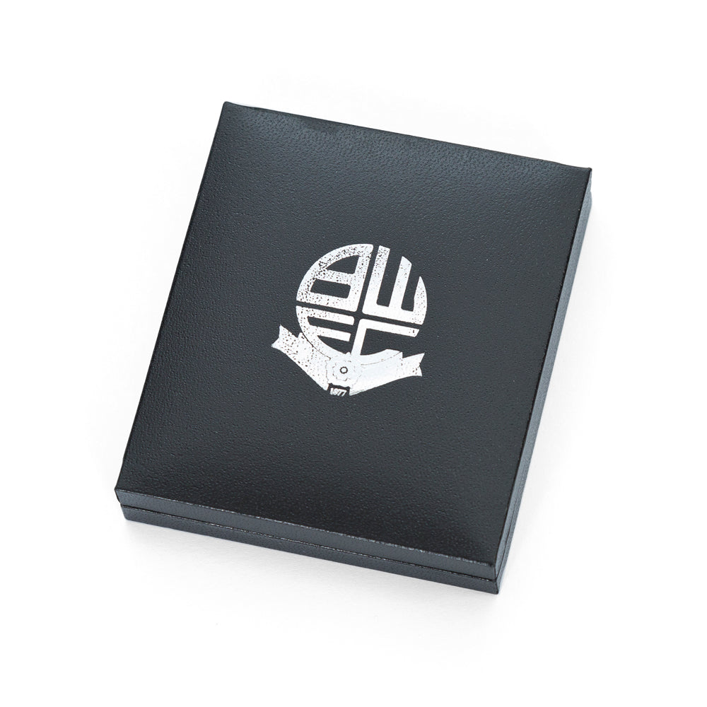 Silver Plated Crest Pendant and Chain