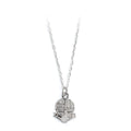 Silver Plated Crest Pendant and Chain