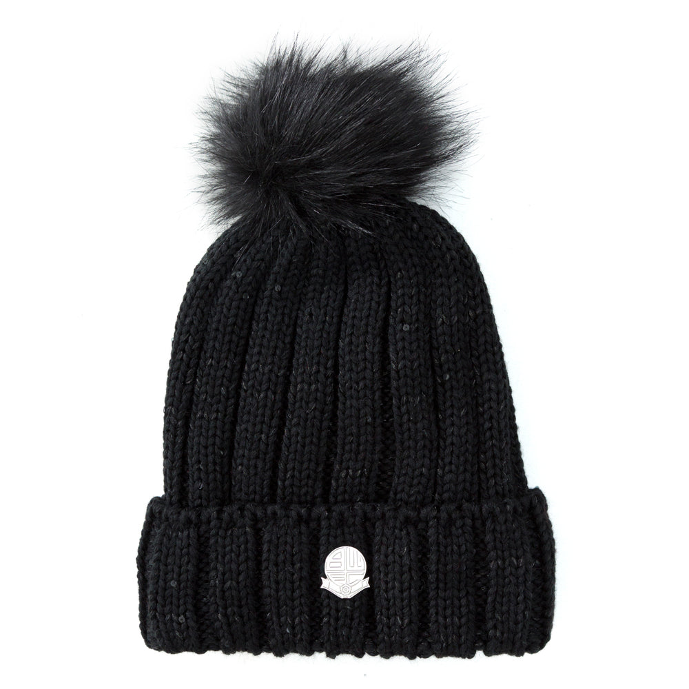 Sequinned Ribbed Beanie