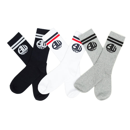 3 Pack Sport Crew Socks