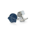 Navy Crest Cufflinks