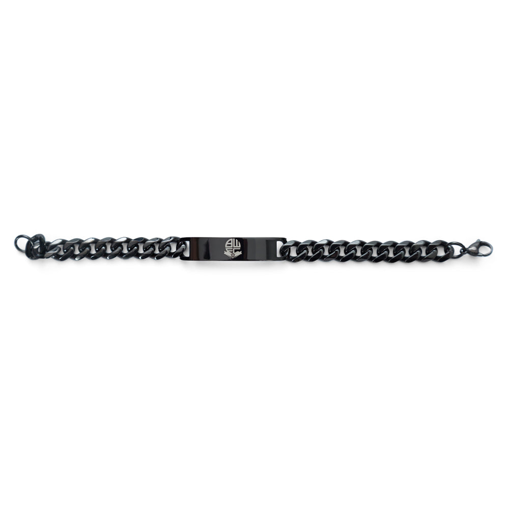 Black Plated Chunky Bracelet