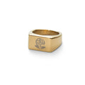Gold Plated Signet Ring