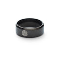 Black Plated Band Ring