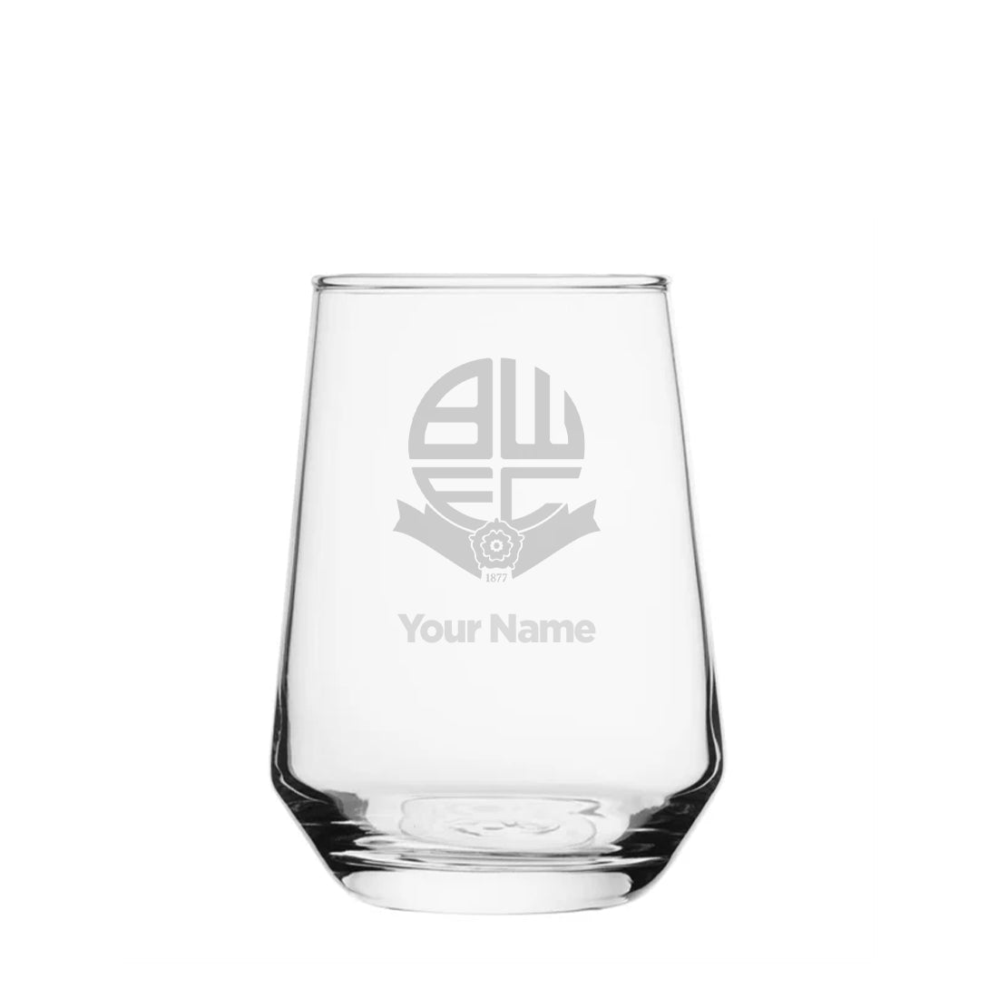 Atlanta Crest Personalised Glass