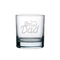 Personalised Number 1 Dad Whiskey Glass