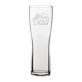 Personalised Number 1 Dad Pilsner Glass