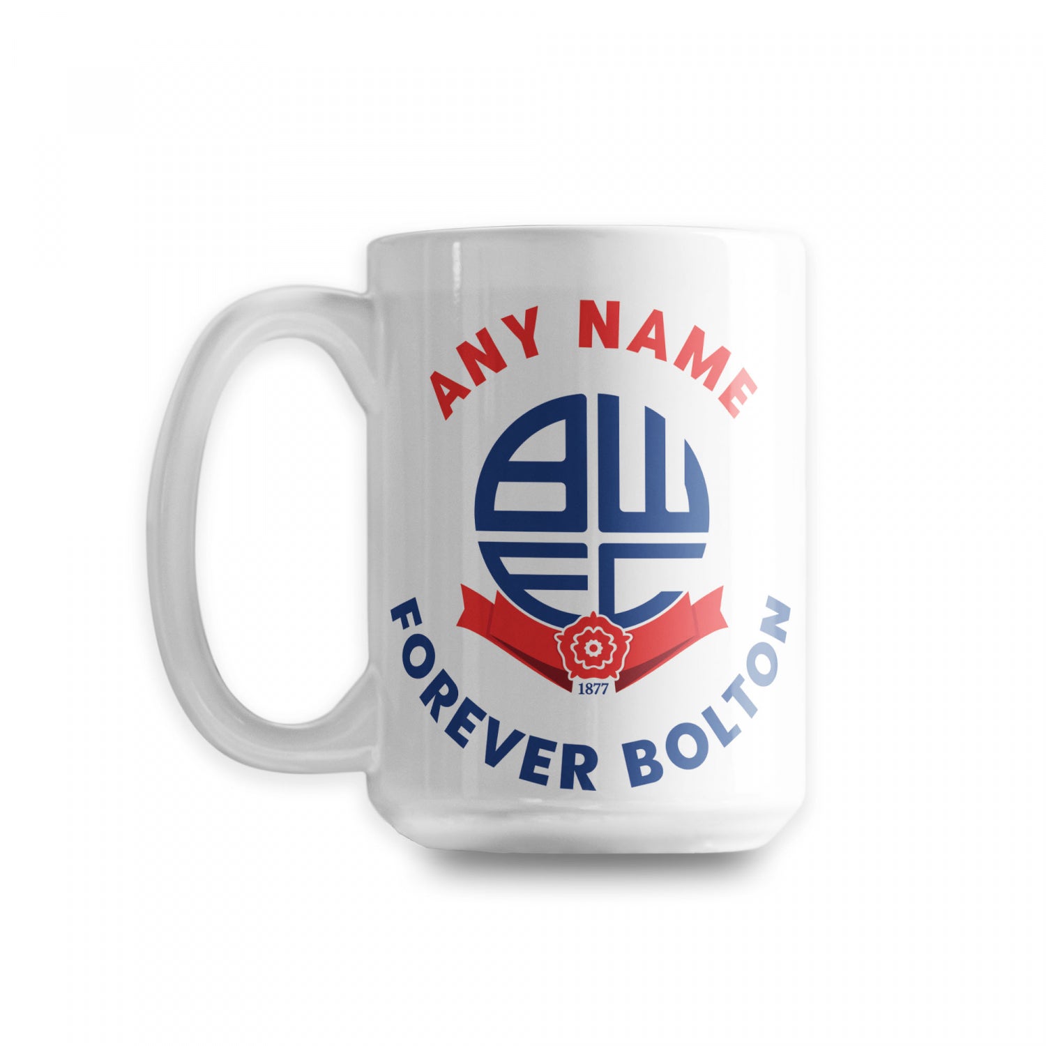 Personalised Forever Bolton BIG 15oz Mug
