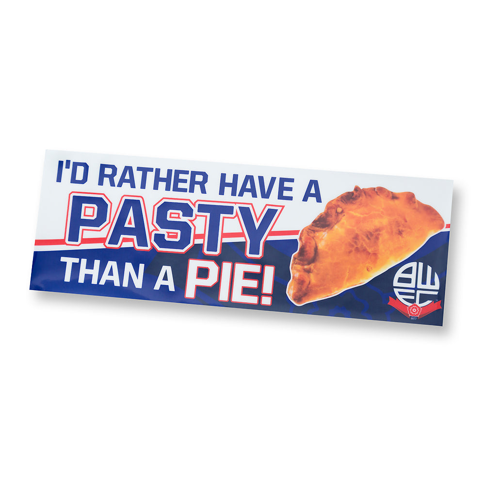 Pasty Car Sticker