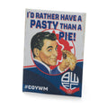 Pasty Metal Sign Medium