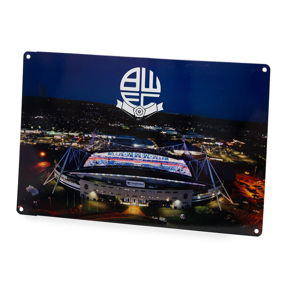 Stadium Metal Sign Medium