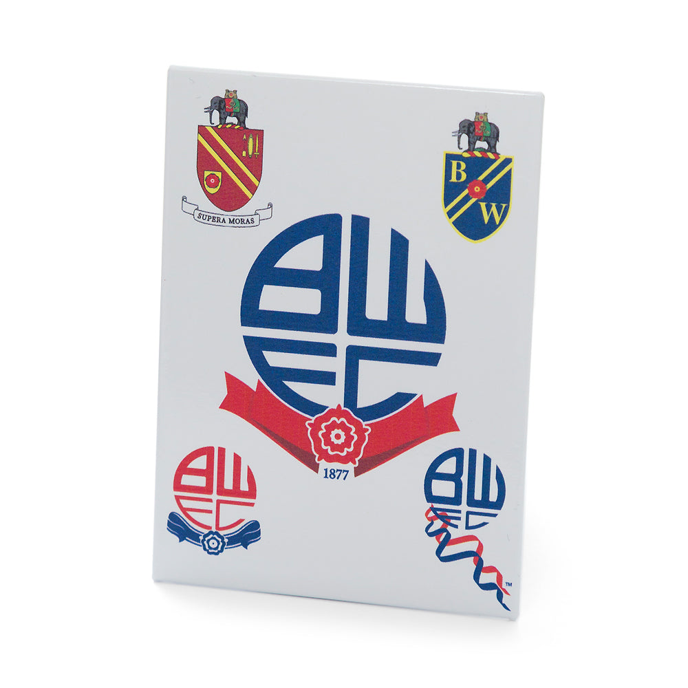 Retro Crests Fridge Magnet