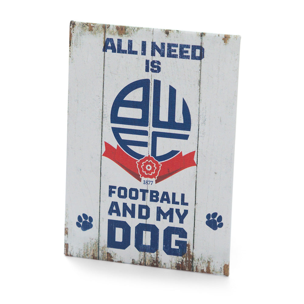 Football Dog Fridge Magnet