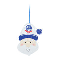 Badge Santa Hat Metal Tree Decoration