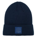 Navy Ribbed Cuff Beanie
