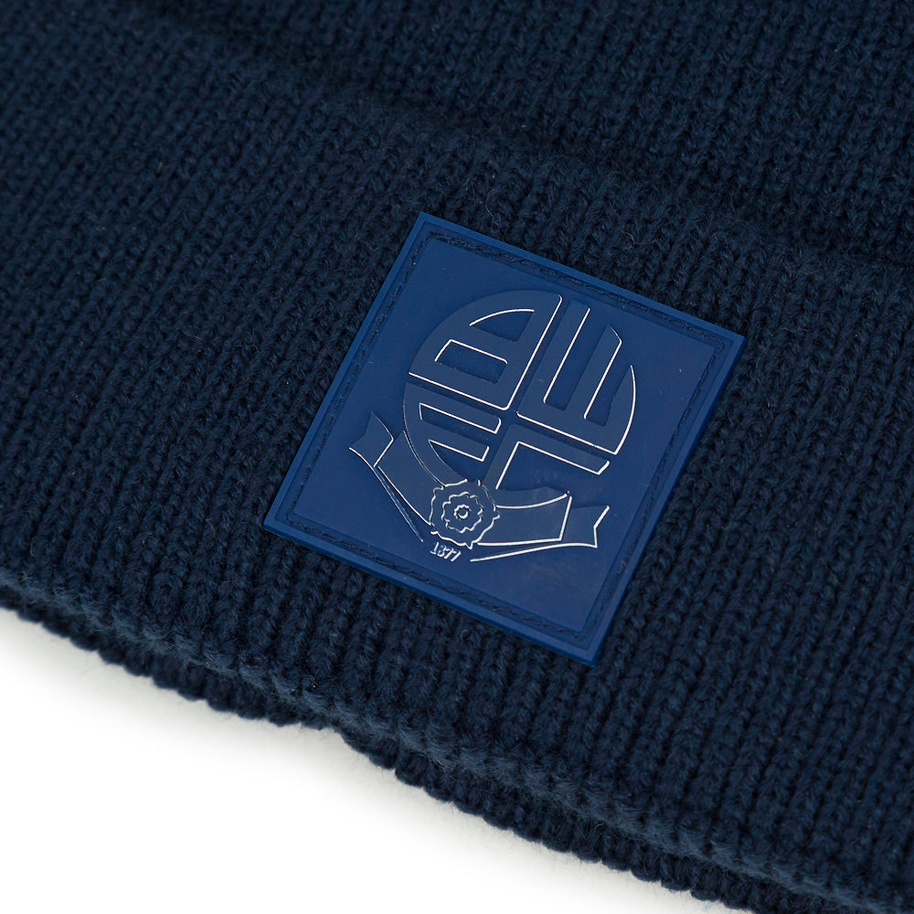 Navy Ribbed Cuff Beanie