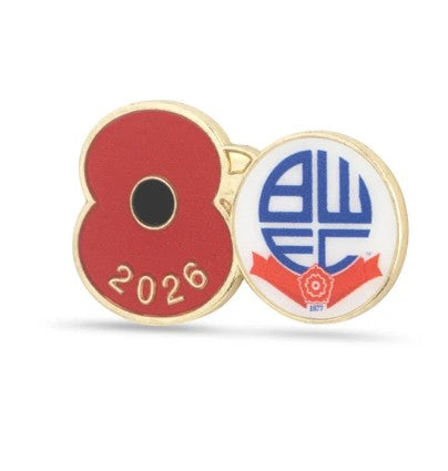Bolton Wanderers Poppy Pin 2026