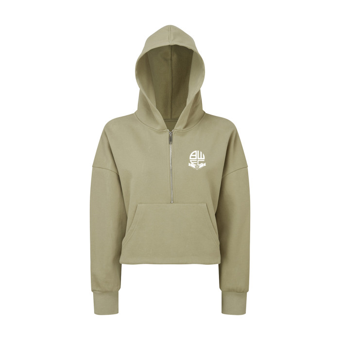 Crop Half Zip Hoodie